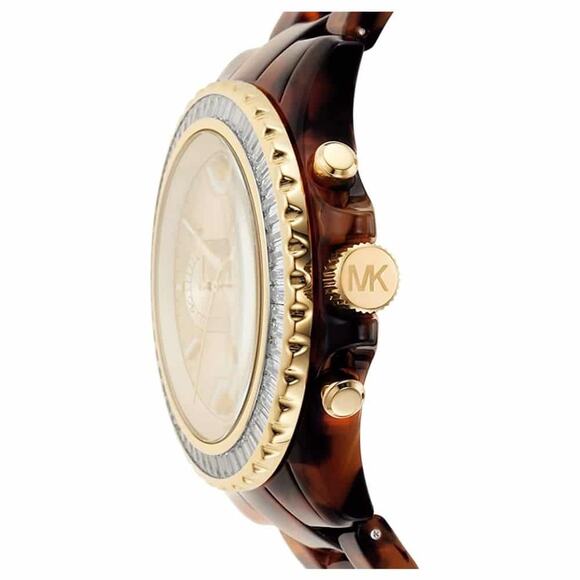 MICHAEL KORS WOMEN´S EVEREST TORTOISE ACETATE Watch - Picture 2 of 11